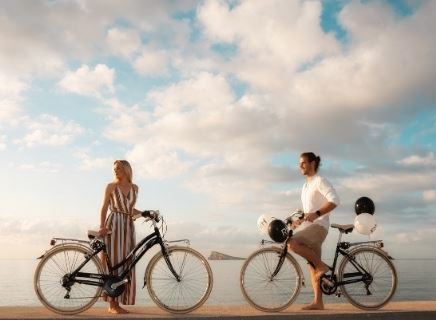 Familia en bici